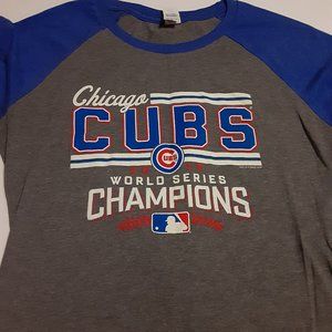 Women's Chicago Cubs 2016 World Series Champions SS Shirt